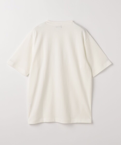 green label relaxing（グリーンレーベルリラクシング）の「relaxing ポンチ クルーネック Tシャツ（Tシャツ/カットソー・メンズ・ホワイト/ライトグレー・S/M/L/XL）」の5枚目の写真