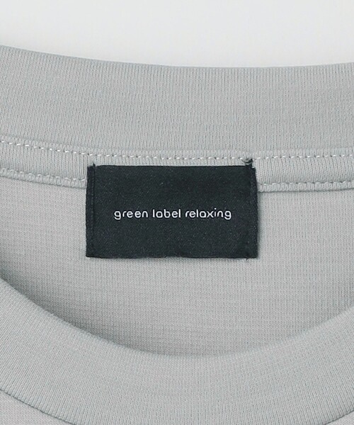 green label relaxing（グリーンレーベルリラクシング）の「relaxing ポンチ クルーネック Tシャツ（Tシャツ/カットソー・メンズ・ホワイト/ライトグレー・S/M/L/XL）」の21枚目の写真