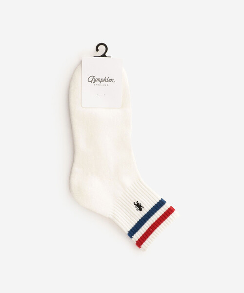 GYMPHLEX(ジムフレックス)の「Gymphlex | カラーラインソックス WOMEN(ソックス/靴下・レディース・ホワイト系その他/ホワイト系その他3/ホワイト系その他2・WOMENS)」の4枚目の写真