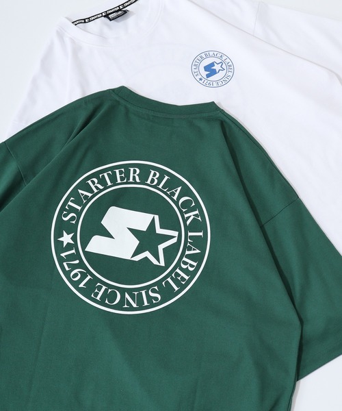 STARTER BLACK LABEL（スターターブラックレーベル）の「STARTER サークルバックプリントロゴ ビッグシルエットＴシャツ ABETTOR SELECTオリジナル（Tシャツ/カットソー・メンズ・ブラック/ホワイト/グリーン・M/L/XL）」の3枚目の写真
