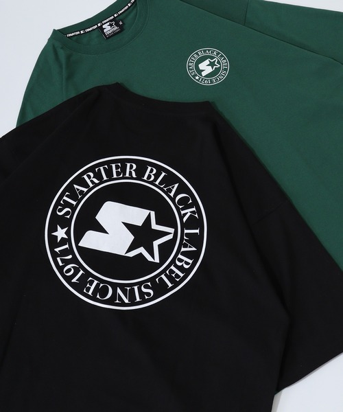 STARTER BLACK LABEL（スターターブラックレーベル）の「STARTER サークルバックプリントロゴ ビッグシルエットＴシャツ ABETTOR SELECTオリジナル（Tシャツ/カットソー・メンズ・ブラック/ホワイト/グリーン・M/L/XL）」の2枚目の写真