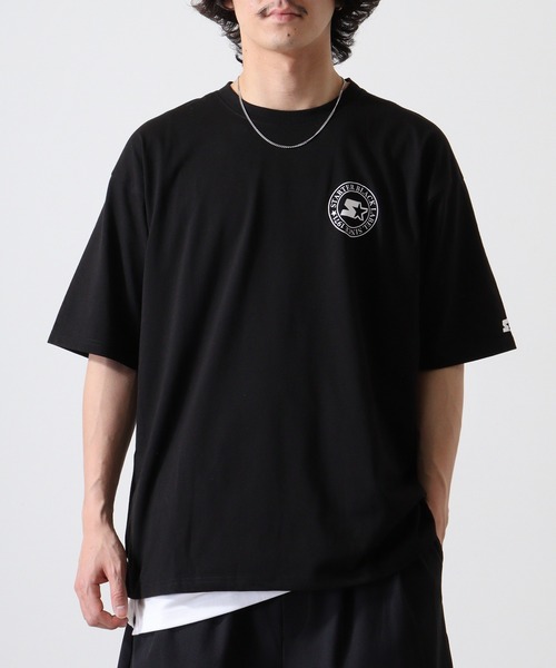 STARTER BLACK LABEL（スターターブラックレーベル）の「STARTER サークルバックプリントロゴ ビッグシルエットＴシャツ ABETTOR SELECTオリジナル（Tシャツ/カットソー・メンズ・ブラック/ホワイト/グリーン・M/L/XL）」の20枚目の写真