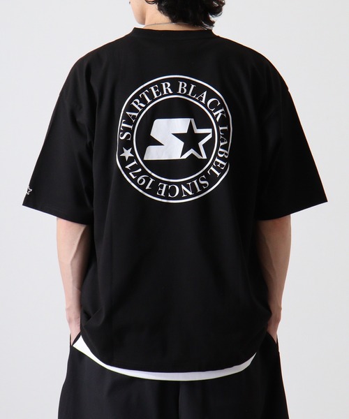 STARTER BLACK LABEL（スターターブラックレーベル）の「STARTER サークルバックプリントロゴ ビッグシルエットＴシャツ ABETTOR SELECTオリジナル（Tシャツ/カットソー・メンズ・ブラック/ホワイト/グリーン・M/L/XL）」の22枚目の写真