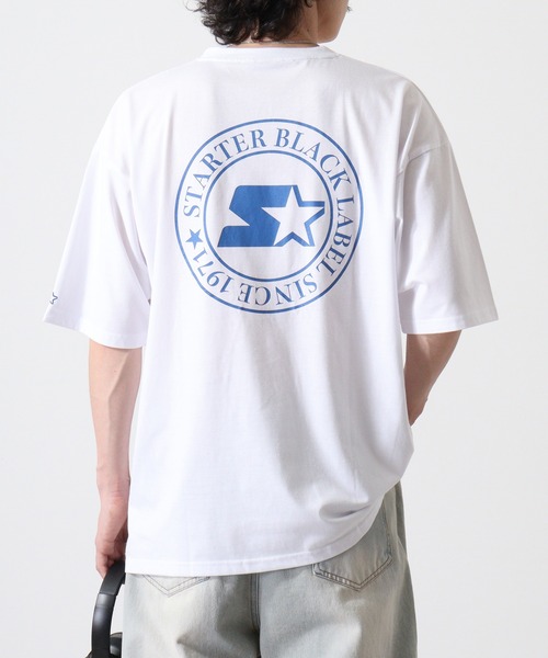 STARTER BLACK LABEL（スターターブラックレーベル）の「STARTER サークルバックプリントロゴ ビッグシルエットＴシャツ ABETTOR SELECTオリジナル（Tシャツ/カットソー・メンズ・ブラック/ホワイト/グリーン・M/L/XL）」の10枚目の写真