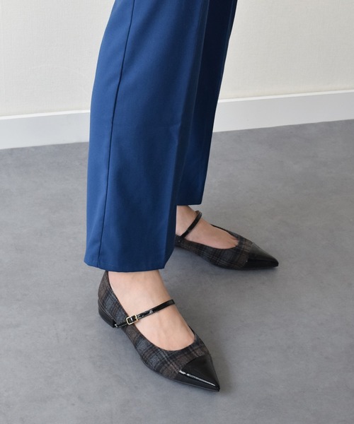 FABIO RUSCONI（ファビオルスコーニ）の「【FABIO RUSCONI】ポインテッドトウメリージェーンパンプス(F41514)（パンプス・レディース・ブラック系その他/ブラック系その他2/グレー系その他・37/36/38/39/35）」の3枚目の写真