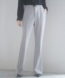 ウエストゴムストレッチフレアパンツ