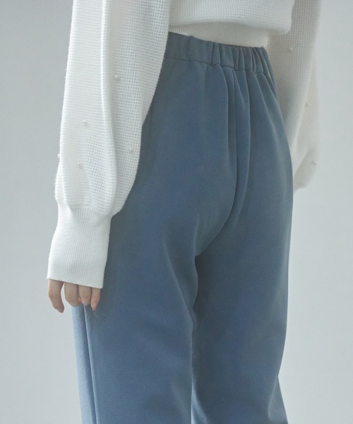 SAISON DE PAPILLON（セゾンドパピヨン）の「ウエストゴムストレッチフレアパンツ（その他パンツ・レディース・グレー/ブルーグレー/ブラック/ベージュ・S/M/L）」の20枚目の写真