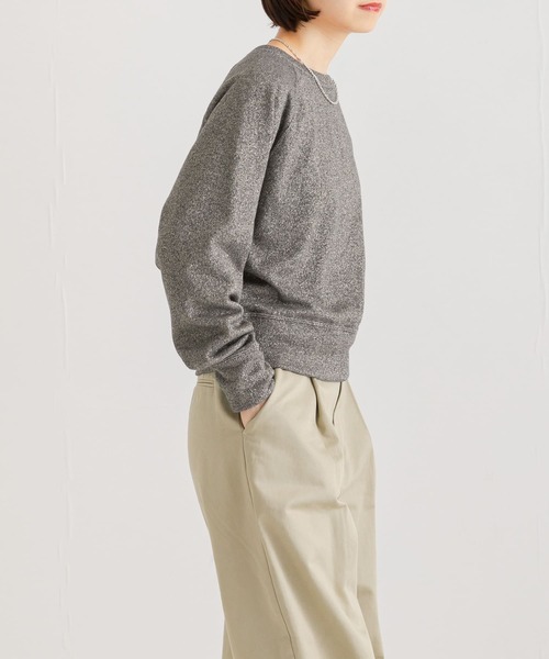 URBAN RESEARCH（アーバンリサーチ）の「『MADE IN JAPAN』ラメ裏毛スウェット（スウェット・レディース・ベージュ/アイボリー/ブラック・FREE）」の21枚目の写真