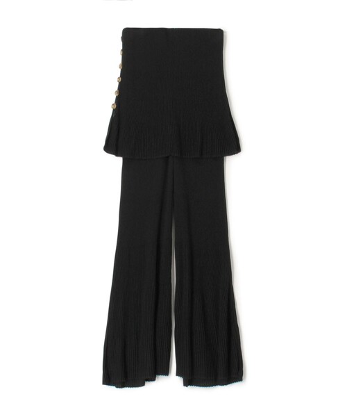 BY MALENE BIRGER(バイマレーネビルガー)の「BY MALENE BIRGER BELONE ワイドフレアパンツ(その他パンツ・レディース・ブラック・XS)」の1枚目の写真