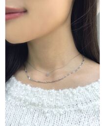 RESEXXY | ストーンポイント2連ネックレス(ネックレス)