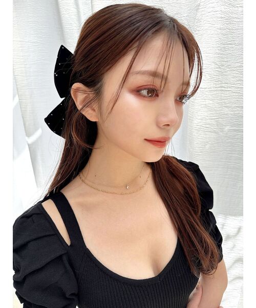 RESEXXY（リゼクシー）の「ストーンポイント2連ネックレス（ネックレス・レディース・シルバー/ゴールド・FREE）」の3枚目の写真