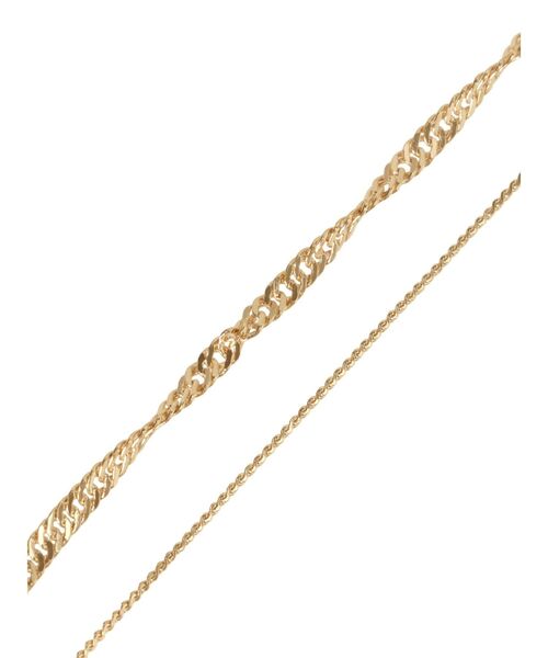 RESEXXY（リゼクシー）の「ストーンポイント2連ネックレス（ネックレス・レディース・シルバー/ゴールド・FREE）」の6枚目の写真