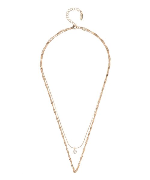 RESEXXY（リゼクシー）の「ストーンポイント2連ネックレス（ネックレス・レディース・シルバー/ゴールド・FREE）」の10枚目の写真