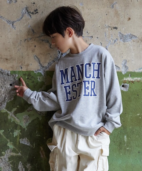 PAIRMANON STREET(ペアマノンストリート)の「【PAIRMANON STREET】裏毛 スウェット プリント トレーナー(スウェット・キッズ・グレー系その他/ブラック系その他2/ブラック/グリーン/ホワイト/イエロー/ブラウン系その他2/ブラック系その他/ブルー/グレー・120/150/90/140/130/110/100/160)」の5枚目の写真