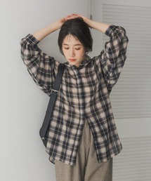 URBAN RESEARCH DOORS | シアーチェックシャツ(シャツ/ブラウス)