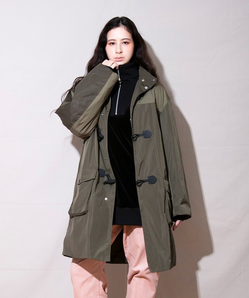 FACTOTUM(ファクトタム)の「【FACTOTUM】 Nylon Duffel Coat(ダッフルコート・メンズ・カーキ/ブラック・48/46)」の14枚目の写真