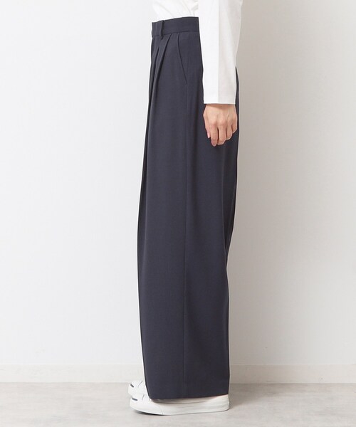 Dessin（デッサン）の「【洗える】タックワイドパンツ（その他パンツ・レディース・ブラック/ネイビー・01/03/02）」の15枚目の写真