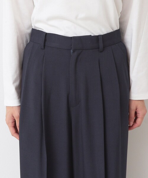 Dessin（デッサン）の「【洗える】タックワイドパンツ（その他パンツ・レディース・ブラック/ネイビー・01/03/02）」の17枚目の写真