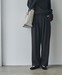 ネップジョーゼットタックパンツ