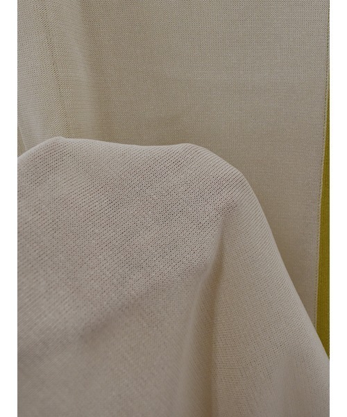 【ZOZO限定】配色ニットスカート／ ロング丈 タイト Iライン シンプル きれいめ レディライク 大人カジュアル オフィスカジュアル バイカラー 切り替えデザイン ベージュ グリーン ライム ブラウン（スカート）｜Reurie'（レウリィ）