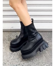 EVRIS | プラットフォームショートブーツ(ブーツ)