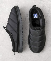 GERRY（ジェリー）の「中綿入り パデッド スリッポン モックシューズ 内ボア仕様（ナイロン調・スエード調）（スリッポン・メンズ）」