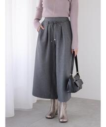 Te chichi TERRASSE | 杢調クロップド丈ワイドパンツ(その他パンツ)