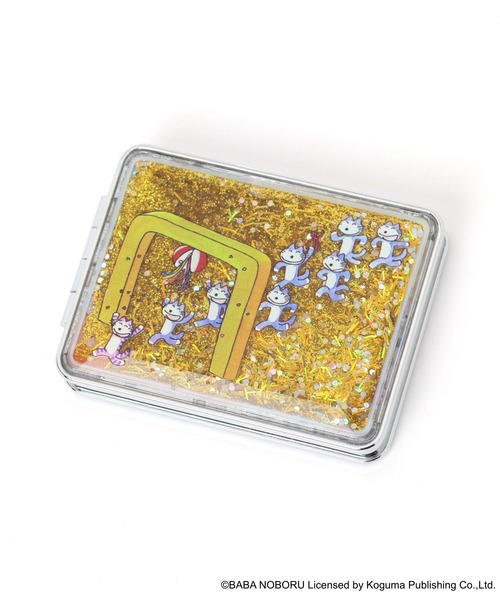 ヒグチユウコ　猫　鏡　ミラー ノベルティ スライドミラー じょがくせい – ボリス雑貨店