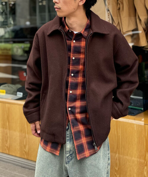 CIAOPANIC（チャオパニック）の「フェイクメルトンスウィングトップ（ブルゾン・レディース・ブラック/グリーン/ブラウン・MEDIUM/LARGE）」の22枚目の写真