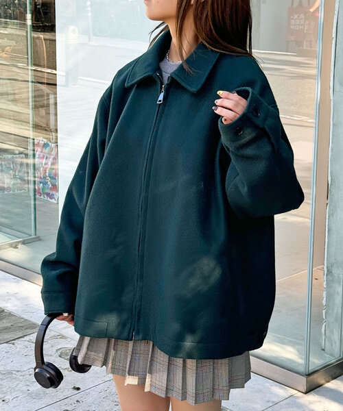 セール】フェイクメルトンスウィングトップ（ブルゾン）｜CIAOPANIC