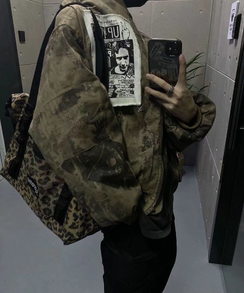 【セール】カモフラージュ ベースボール ビッグ ボンバー ジャケット(ミリタリージャケット)|DEVICE(デバイス) 【セール】カモフラージュ ベースボール ビッグ ボンバー ジャケット(ミリタリージャケット)|DEVICE(デバイス)