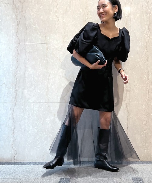 金子綾×Dhyana. ロングブーツ（ブーツ）｜Dhyana.（ディアナドット）の