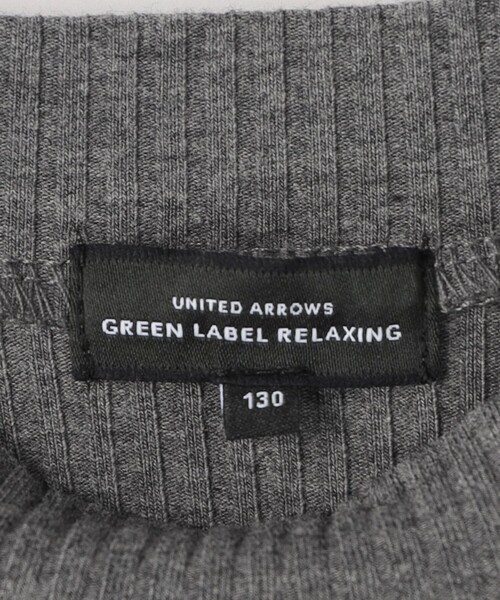 green label relaxing(グリーンレーベルリラクシング)の「TJ テレコ×チェックワンピース 100cm-130cm / キッズ(ワンピース・キッズ・ダークグレー/ブラック・110cm/100cm/120cm/130cm)」の14枚目の写真