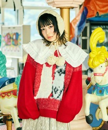 kutir | 【クティールとレトロ】アソートネコジャガードニット(ニット/セーター)