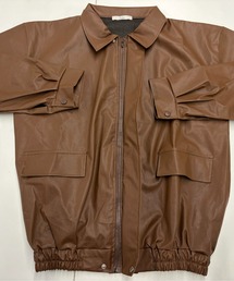 efill | レザー風　ブルゾン(ブルゾン)