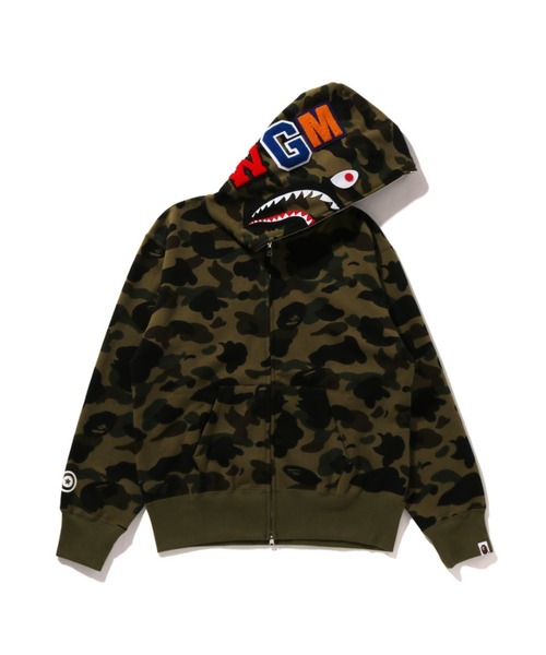 1ST CAMO SHARK FULL ZIP HOODIE