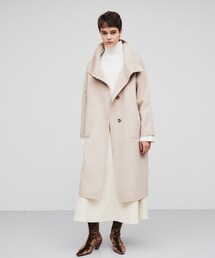 cloenc | ◆ウール混リバーロングコート(その他アウター)