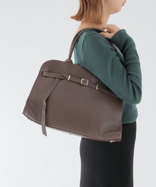 LE TALON(ルタロン)の「Story./ ストーリー L BELT TOTE(トートバッグ・レディース・ブラウン/ブラック・FREE)」の17枚目の写真