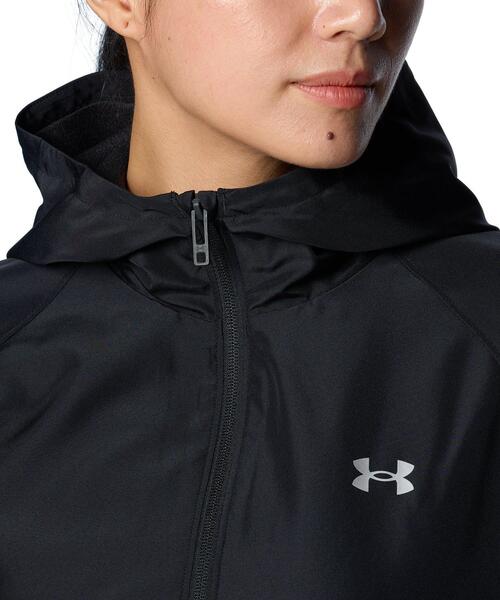 UNDER ARMOUR(アンダーアーマー)の「UAトリコット ウーブン フルジップ フーディー(トレーニング/レディース)(その他アウター・レディース・ブラック・S/XL/M/L)」の5枚目の写真