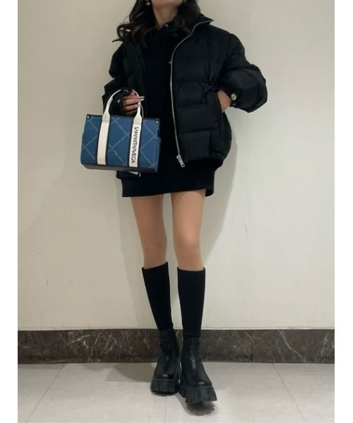 SAMANTHAVEGA(サマンサベガ)の「ロゴテープデニム風トート(小)(ハンドバッグ・レディース・ネイビー/ライトインディゴブルー/ホワイト/ブラック・FREE)」の17枚目の写真