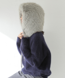 キジマタカユキ　Long Faux Fur Hood 88836162b_b_05_215.jpg