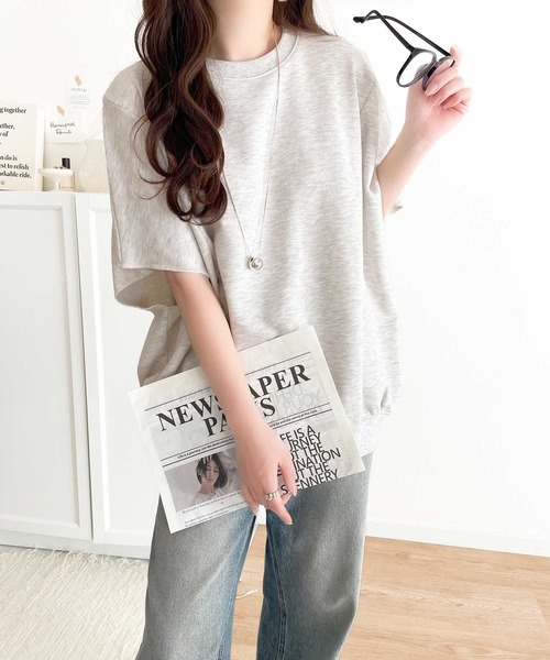 tシャツ Ronde刺繍裏毛プルオーバー レディース BEARDSLEY tシャツ Ronde刺繍裏毛プルオーバー レディース