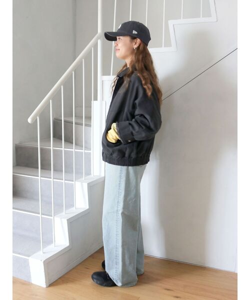 Ungrid(アングリッド)の「ショートボーダーロングスリーブTee(Tシャツ/カットソー・レディース・ブラウン/イエロー/オフホワイト・FREE)」の10枚目の写真