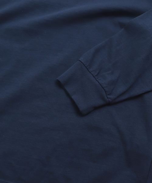 RINEN（リネン）の「[RINEN ] オーガニック天竺 クルーネック（Tシャツ/カットソー・メンズ・ネイビー/ホワイト・2/3）」の17枚目の写真