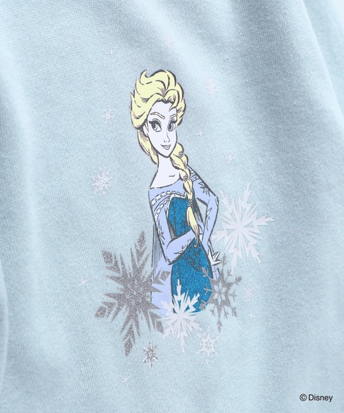 BRANSHES(ブランシェス)の「【DisneyCollection/ディズニーコレクション】裏起毛裾スカラップトレーナー(スウェット・キッズ・ピンク/アイボリー/ブルー・130/110/120/100/90)」の6枚目の写真