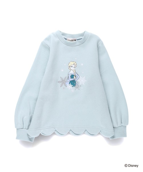 BRANSHES(ブランシェス)の「【DisneyCollection/ディズニーコレクション】裏起毛裾スカラップトレーナー(スウェット・キッズ・ピンク/アイボリー/ブルー・130/110/120/100/90)」の20枚目の写真