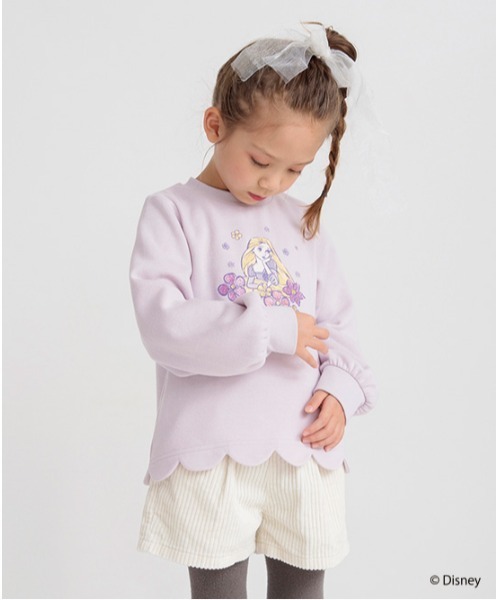 BRANSHES(ブランシェス)の「【DisneyCollection/ディズニーコレクション】裏起毛裾スカラップトレーナー(スウェット・キッズ・ピンク/アイボリー/ブルー・130/110/120/100/90)」の18枚目の写真