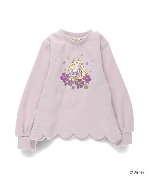 BRANSHES(ブランシェス)の「【DisneyCollection/ディズニーコレクション】裏起毛裾スカラップトレーナー(スウェット・キッズ・ピンク/アイボリー/ブルー・130/110/120/100/90)」の21枚目の写真