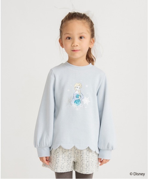 DisneyCollection/ディズニーコレクション】裏起毛裾スカラップ
