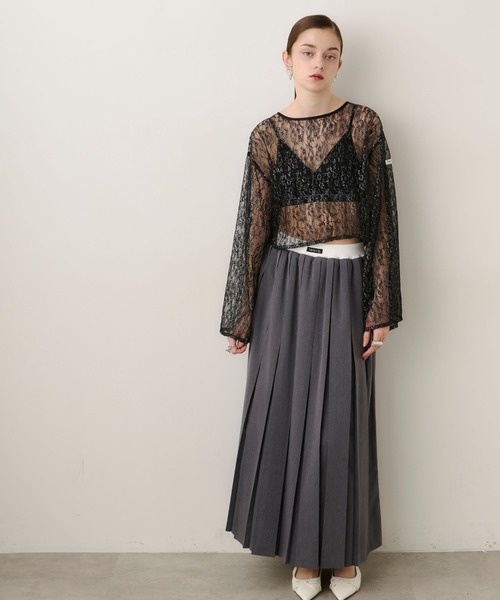 VIOLETTA(ヴィオレッタ)の「スパンコールレースシアートップス(その他トップス・レディース・ホワイト/ブラック/グレー系その他・FREE)」の17枚目の写真